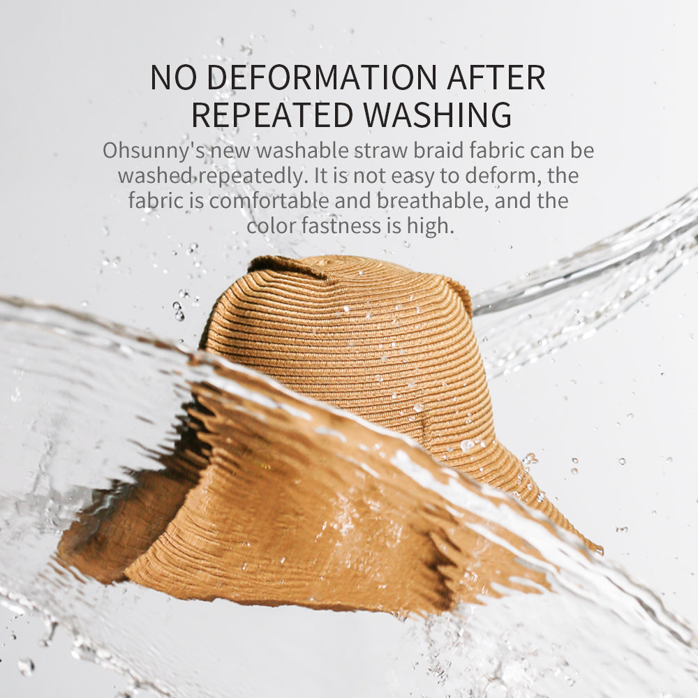 Kid’s Splicing Straw Hat UPF 50+ Sun Protective