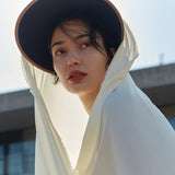 Women' Empty Top Large Brim Sun Visor Hat UPF50+