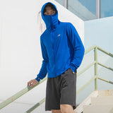 Men's Fishing Large Brim Face Cover Quick-Dry Sun Protective Jacket UPF50+