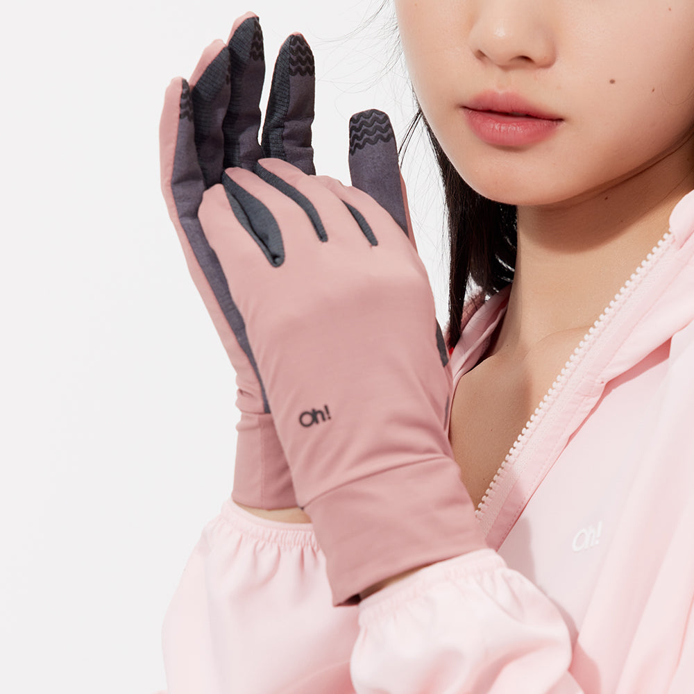 Women’s Short Sun-proof Gloves UPF 50+ Touchscreen Gloves