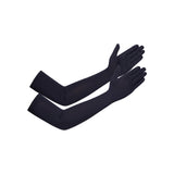US Stock Sunscreen Gloves Summer-Long Outdoor Anti-Ultraviolet Arm Guard UPF 50+