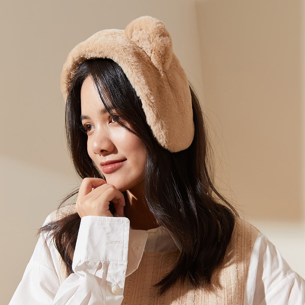 Winter Warm Earmuffs Soft Plush Ear Warmer Cover for Women