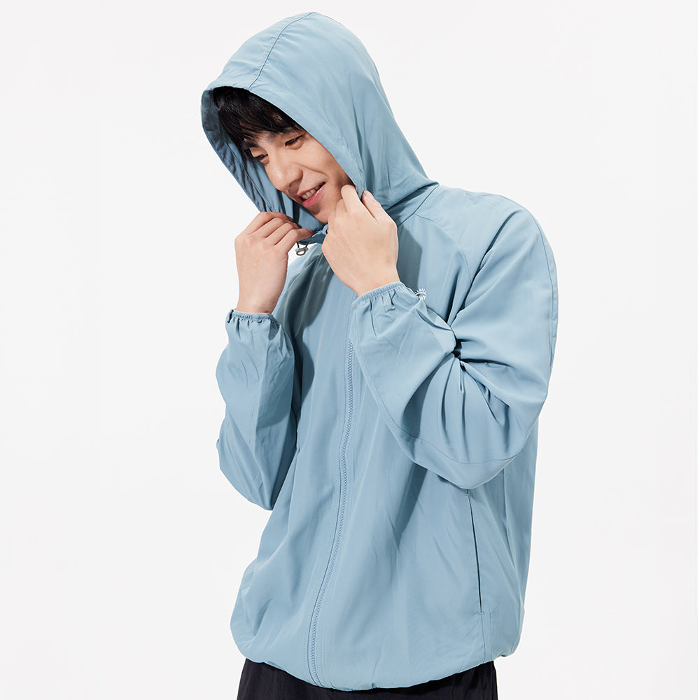 Men's Sun Protection Hoodie Ultra Light Long Sleeve Outdoor Jacket UPF 50+