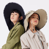 Kid’s Bucket Hat with Neck Flap and Strap UPF 50+