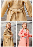 US Stock Kids Waterproof Jacket Hooded Raincoat Rain Wear for Girls Boys Age 4-11 Years