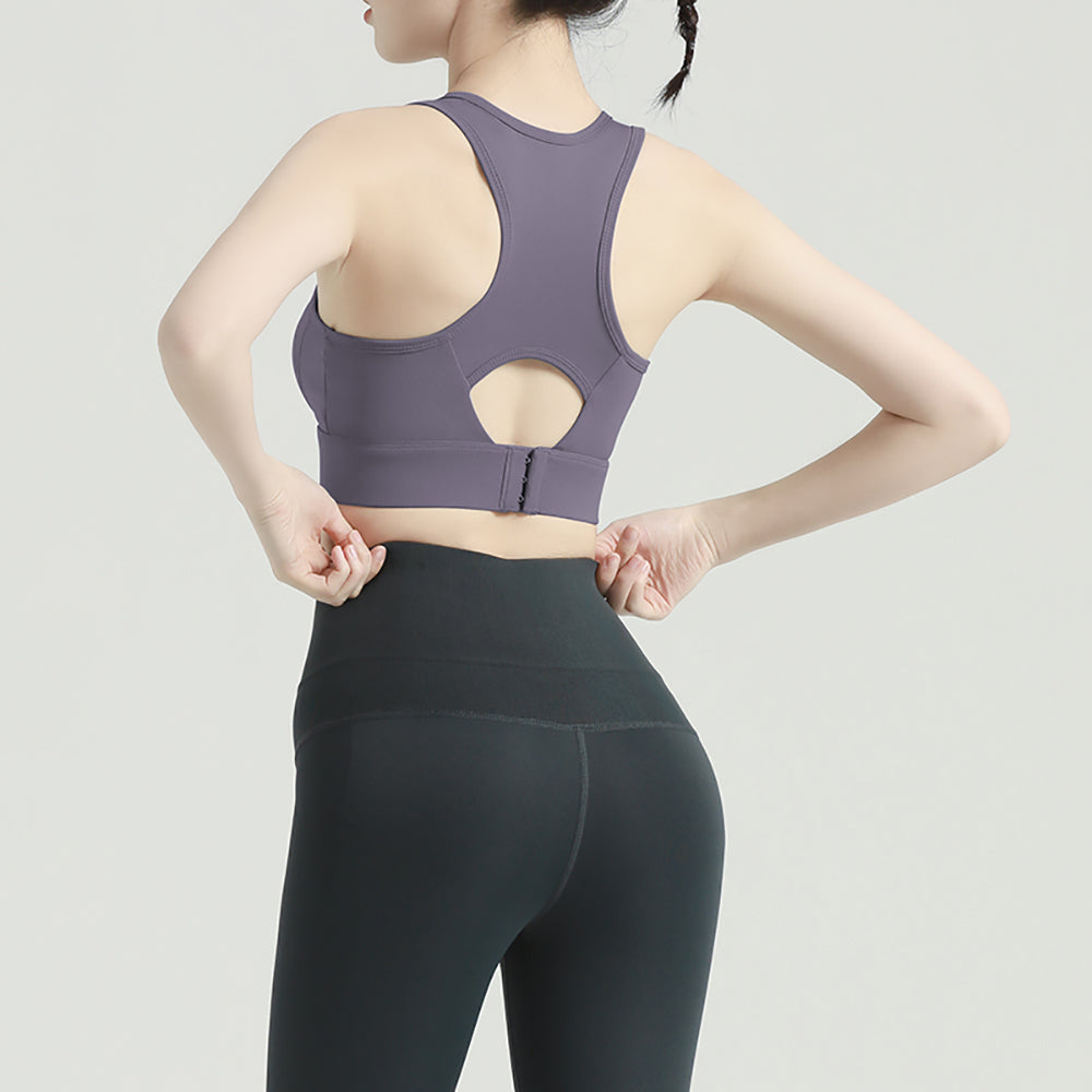 US Stock Sports Workout Yoga Bra Wireless Supportive Crop Tank Tops