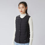 Women's Padded Down Vest Warm for Winter Fall