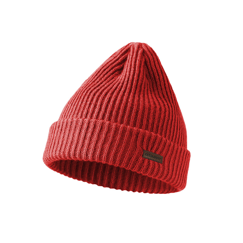 Women's Winter Sheep Wool Heated Knit Hat