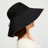 Women's Large Brim Bucket Hat Reversible Sun Cap UPF50+ Waterproof