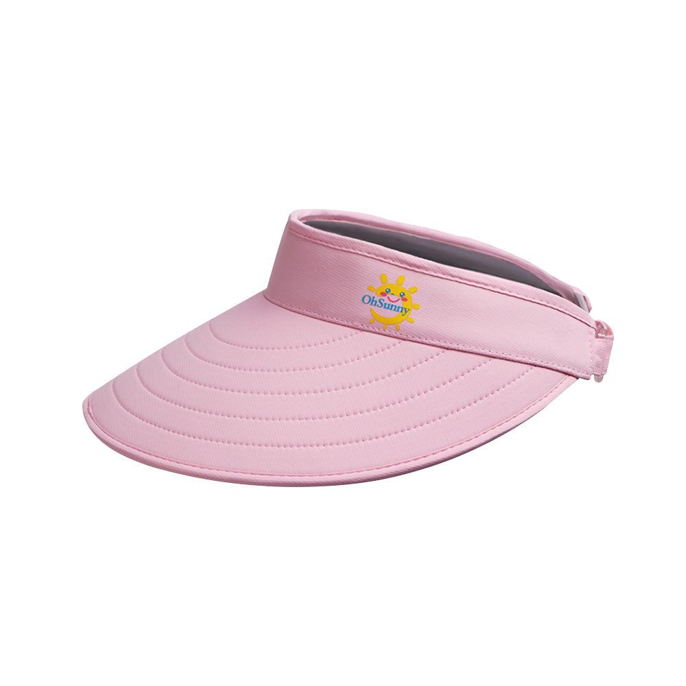 US Stock Kid's Large Brim Visor Cap UPF 50+ for 4-12 Years Old