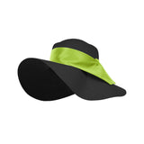 US Stock Women's Wide Brim Floppy Foldable Roll up Straw Hat UPF 50+