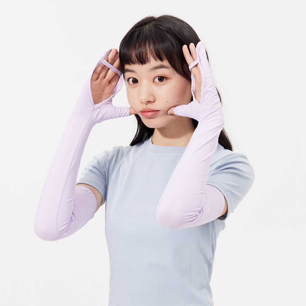 Women's Oversleeves with Half-finger Gloves UPF 50+