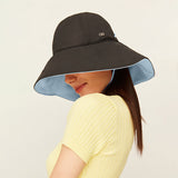 Women's Double-sided Sun Protection Bucket Hat