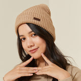 Women's Winter Sheep Wool Heated Knit Hat
