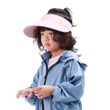 US Stock Kid's Large Brim Visor Cap UPF 50+ for 4-12 Years Old