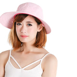 Women's Double Side Brim Sun Protective Hat UPF 50+ Bucket Cap