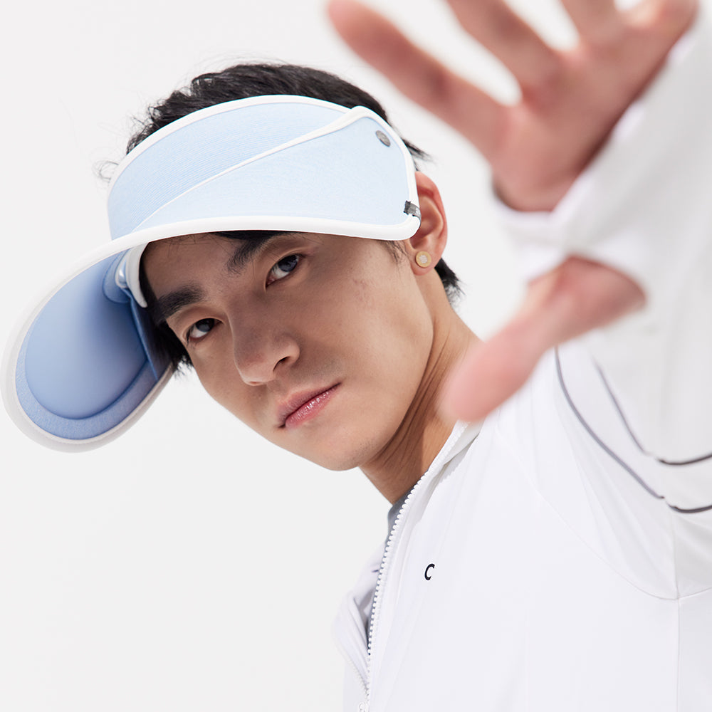 Unisex Visor Hat UV Protection UPF 50+ with Adjustable Wide Brim