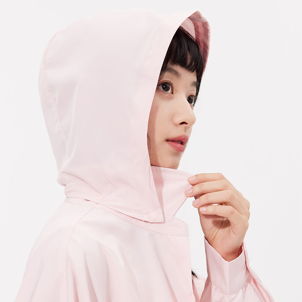 Women's Sun Protection Shirt with Removable Hat Loose Hoodie UPF50+