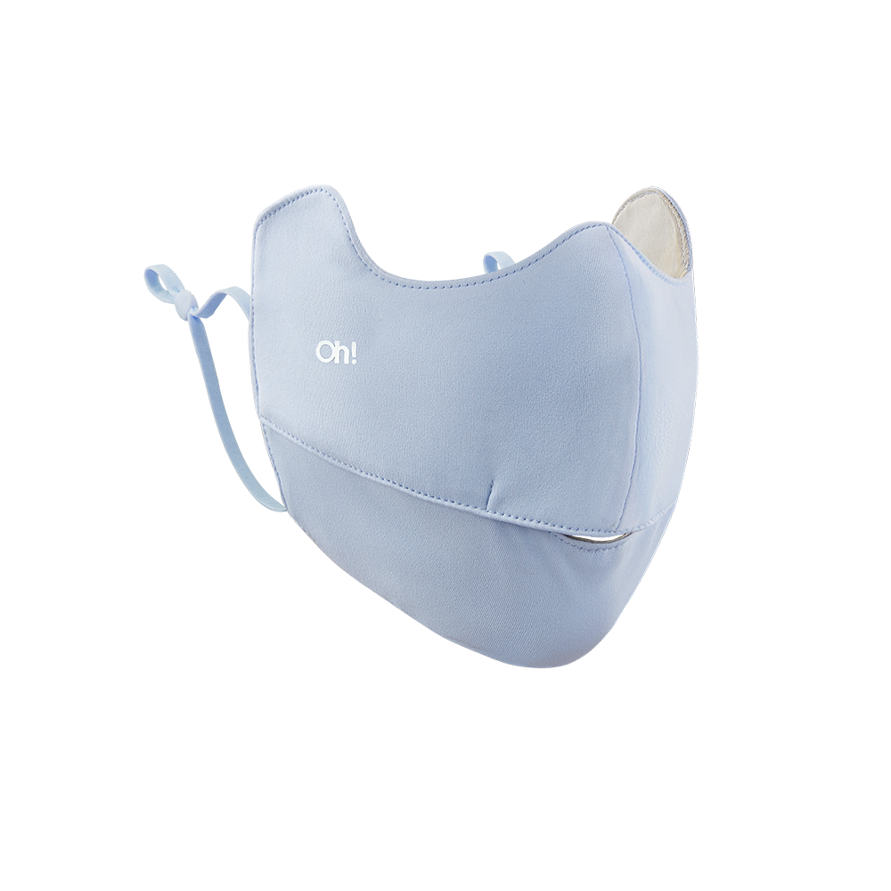US Stock Breathable Sunscreen Face Mask with Mouth Opened UPF 50+