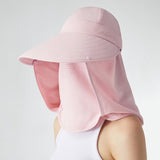Unisex Fishing Hiking Sun Protection Face Neck Cover Flap Hat UPF 50+