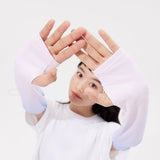 Gradient Color Sunscreen Loose Arm Sleeve UV Protection Gloves UPF 50+