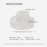Kid’s Splicing Straw Hat UPF 50+ Sun Protective