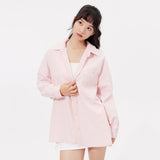 Women's Sun Protection Shirt with Removable Hat Loose Hoodie UPF50+