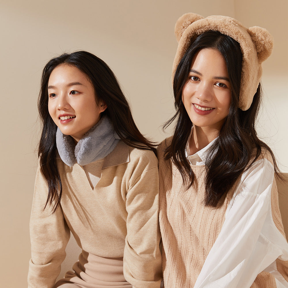 Winter Warm Earmuffs Soft Plush Ear Warmer Cover for Women