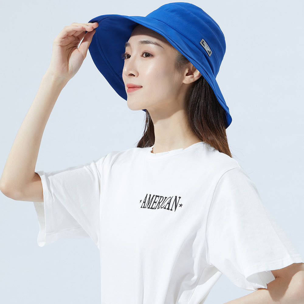 Women's Standard Bucket Hat Wide Brim Summer Fisherman's Cap UPF 50+
