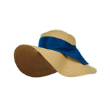US Stock Women's Wide Brim Floppy Foldable Roll up Straw Hat UPF 50+