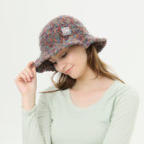 Knit Bucket Hat Winter Warm Stretchy Knitted Fisherman Cap