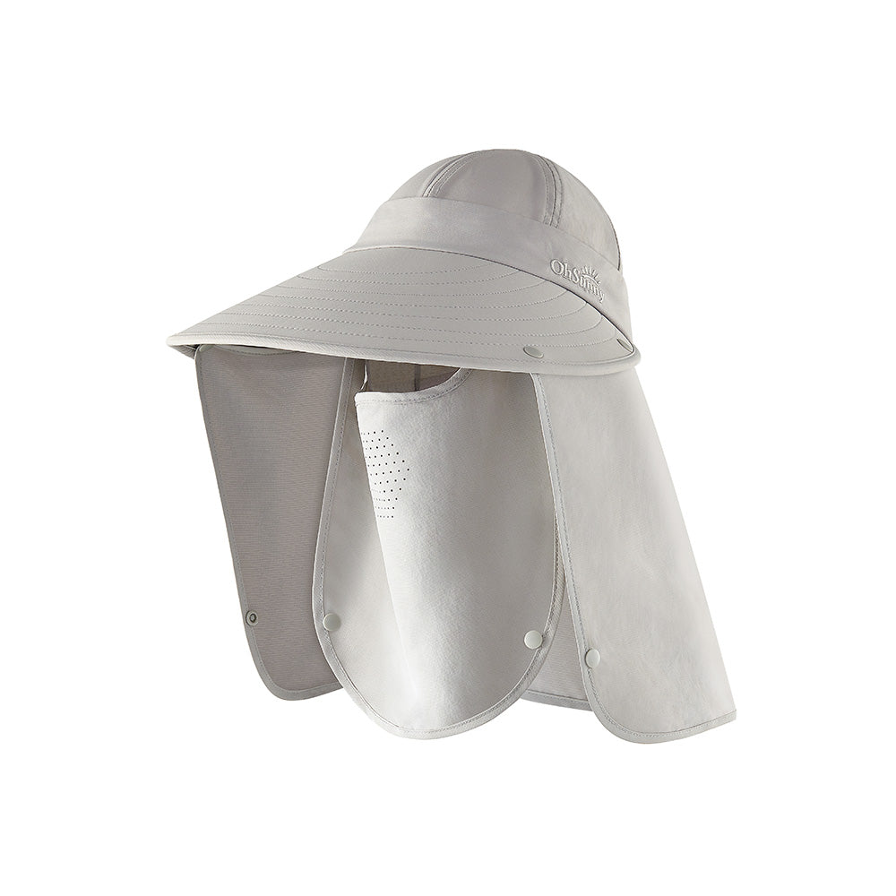 Unisex Fishing Hiking Sun Protection Face Neck Cover Flap Hat UPF 50+
