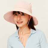 Women's Large Brim Sun Hat with Bear Ear UPF 50+