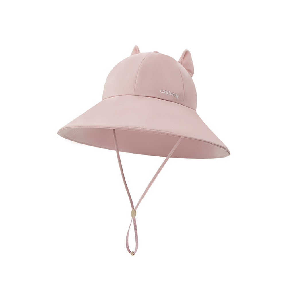Women's Large Brim Sun Hat with Bear Ear UPF 50+