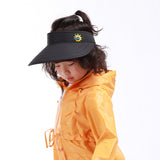 US Stock Kid's Large Brim Visor Cap UPF 50+ for 4-12 Years Old