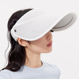 Unisex Visor Hat UV Protection UPF 50+ with Adjustable Wide Brim