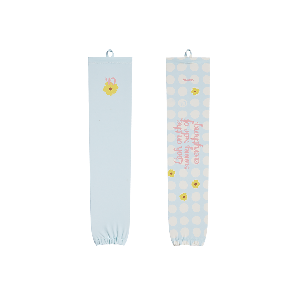 Women's Loose Printed Sun Protection Arm Sleeves UPF 50+