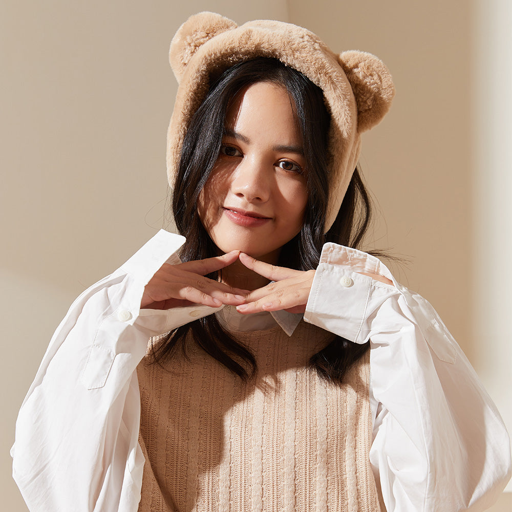 Winter Warm Earmuffs Soft Plush Ear Warmer Cover for Women