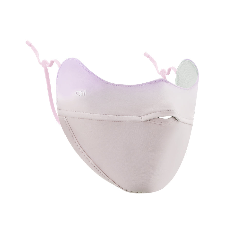 US Stock Women's Sun Protection Face Cover UPF 50+ Gradient Color Face Mask