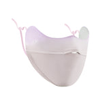 US Stock Women's Sun Protection Face Cover UPF 50+ Gradient Color Face Mask