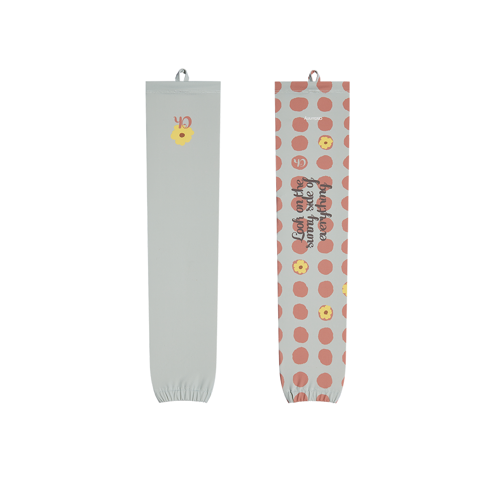 Women's Loose Printed Sun Protection Arm Sleeves UPF 50+