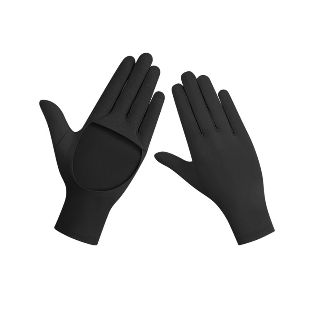 Women's Anti-UV Empty Palm Gloves Sun Protective UPF 50+ Breathable Mittens