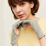 Women's Anti-UV Empty Palm Gloves Sun Protective UPF 50+ Breathable Mittens