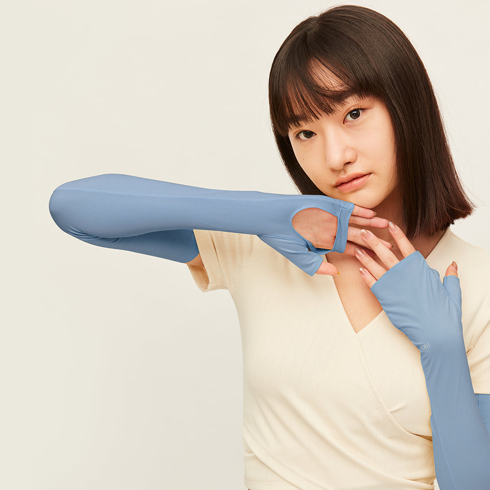Long Arm Sleeves Mitten Sun-protective Over Sleeves UPF 50+
