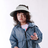 US Stock Kid's Large Brim Visor Cap UPF 50+ for 4-12 Years Old