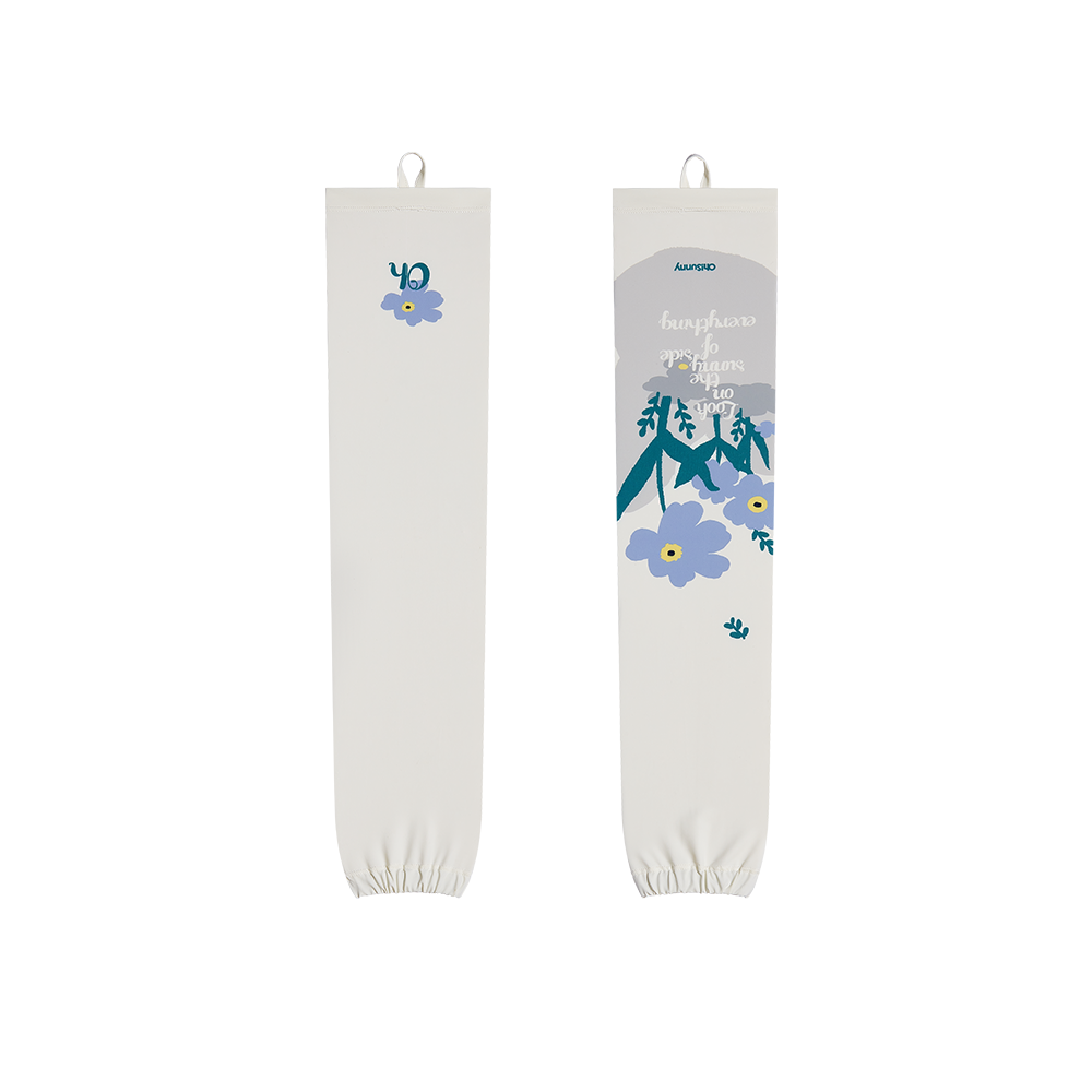Women's Loose Printed Sun Protection Arm Sleeves UPF 50+