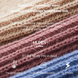 Women's Winter Sheep Wool Heated Knit Hat