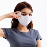 US Stock Breathable Sunscreen Face Mask with Mouth Opened UPF 50+