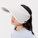 Unisex Visor Hat UV Protection UPF 50+ with Adjustable Wide Brim