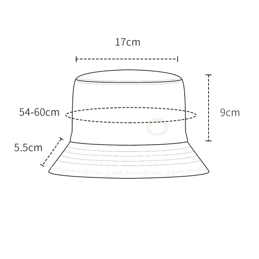 Women's Denim Packable Summer Travel Beach Bucket Hat UPF 50+